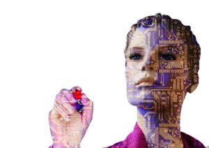 robot, artificial intelligence, woman